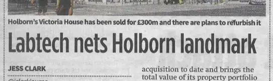 Victoria House press release thumbnail